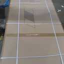 Bathroom Shower Door, Modern Grid Shower Door 34 * 74 Inch, 5/16"(8mm) Clear Tempered Glass and Fluted Glass Shower Panel, Brushed Gold