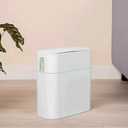 Press-Top Bathroom Trash Can, Household Waste Bin for Bathroom, Kitchen and Office, Paper Basket