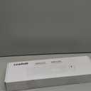 LeadsaiL White Wireless Keyboard and Mouse Combo, Full-Sized Ergonomic Computer Keyboard, 2.4GHz USB Cordless Keyboard Silent Mouse Set, 12 FN Shortcuts for Windows MacOS Laptop Computer