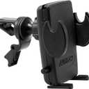 AutoExec Roadmaster Car Desk and Portable Workstation with Printer Stand, Tablet Mount and Phone Vent Clip, Natural