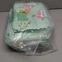 JSD 6 Piece Green Floral Sheet Set King Size, Soft Botanical Printed Microfiber Bed Sheets Extra Deep Pocket