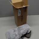 KSIIA Orthopedic Dog Bed - Waterproof Crate Bed for Small Dogs, Deluxe Plush Washable with Egg Crate Foam & Removable Cover, 23 x 17 Inch, Gray (Light Grey)