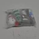 Christmas Theme Decoration Bottle, Soap Dispenser, Shampoo Dispenser, Lotion Containers, Santa Claus, Snowman, Christmas Tree, Penguin Plastic Pump Bottle, 11 Fluid OZ, 7 Inches High, 4 Pack