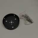 Hole Saw 110mm/4.3" BI -Metal Hole Drilling Cutter for Wood, Plastic and Fiberboard (Black)