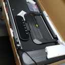 Walking Pad with Handle Bar, 2026 Upgrade Small Walking Pad Treadmill with Incline, 3.0HP Portable Under Desk Treadmill with Handles for Home Small, 0.6-7.6MPH, 350LBS