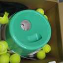 MEKAPLE Automatic Dog Ball Launcher, Dog Ball Thrower with 15 Mini Tennis Balls Sizing 2 Inch and Mesh Bag, Interactive Dog Toys Tennis Ball Launcher for Small Dogs with 3 Distance Settings