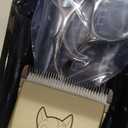 Dog Grooming Kit Clippers, Low Noise, Electric Quiet, Rechargeable, Cordless, Pet Hair Thick Coats Clippers Trimmers Set, Suitable for Dogs, Cats, and Other Pets (Gold)