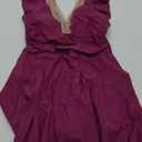 Aleumdr Women Swim Dress One Piece Swimsuit with Skirt Tummy Control Bathing Suits Modest Swimwear Swim Romper (Large)