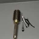Round Brush for Blow Drying, Nano Thermal Ceramic & Ionic Tech Hair Brush with Boar Bristles, Professional Round Barrel Brush for Styling, Curling & Straightening by Sndyi (2.9 Inch, Barrel 1.7 Inch)