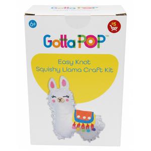 Gotta Pop Easy Knot Squishy Llama Craft Kit 2 Pack