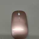 Wireless Mouse for MacBook & iPad, Bluetooth 5.2/3.0 & 2.4G USB-C/USB-A, Rechargeable Silent Slim Mouse with Multi-Device Switching & Activity Mode to Prevent Screen Lock - Rose Gold