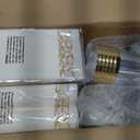 FOCUSLINE 350 Ct Disposable Dinnerware Set for 50 Guests -Heavy Duty Square Plastic Plates with Gold Rim, Includes 50 Dinner & Salad Plates, Cups, Napkins, Cutlery Set