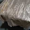 120 Inch Round Champagne Sequin Tablecloth, Metallic Glitter Sparkle Table Cover for Banquet Dining Table or Overlay, Sequin Fabric Table Cloths for Wedding Birthday Party Decorations