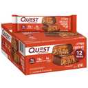 Quest Nutrition Crispy Chocolate Caramel Pecan Hero Protein Bar, 15g Protein, 1g Sugar, 3g Net Carb, Gluten Free Protein Snack, Keto Friendly, 12 Count, Best By 03/24/26