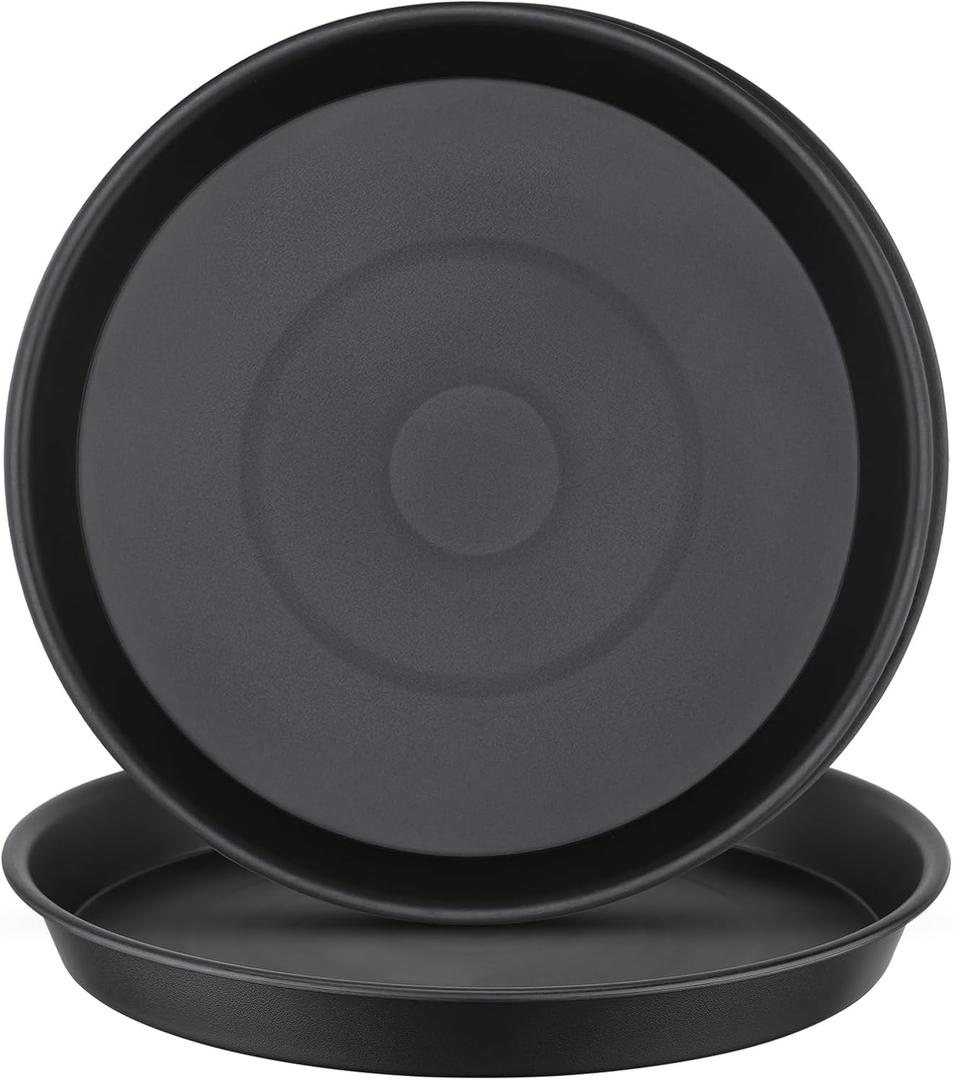 15 Inch Plant Saucer,  Plant Plates to Catch Water, Pebble Tray for Plant Humidity, Flower Pot Saucers for Indoor and Outdoor Garden(2PCS)