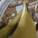 26"x39" Oval Wall Mirror, Handwoven Corn Husk, Whitewashed