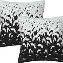 aipoase Bat Throw Pillow Covers 18 X 18 Inch Set of 2 Pillow Cases Decoration Cushion Cover for Bedroom Living Room Sofa Outdoor