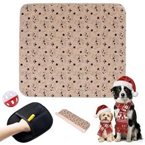 Puppy Pads with Pheromones, Washable Puppy Pee Pads for Dogs Reusable Puppy Pads for Dogs and Cats  Leak & Odor Proof, NonSlip Base Training Pads for Home & Travel(with Pet Hair Removal Gloves)