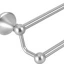 #304 Stainless Steel Double Towel Bar,Optional Different Length Installation (Brushed Nickel - 24 inches, Double Towel bar)