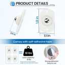 TRVL FIELDER Self Adhesive Caster Wheels, Appliance Rollers Appliance Slider for Kitchen, 360 Swivel Small Casters - Solve Coffee Maker Air Fryer Small Appliances Countertop Sliding (White - 48 Pcs) (1 Steel Ball Style)