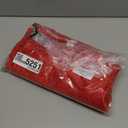 MACTING Faux Fur Christmas Tree Skirt 28 Inch Red Plush Skirt Fluffy Soft Double Layer Small Tree Mat Base Cover for Merry Christmas Party Holiday Home Indoor Halloween Xmas Tree Decorations