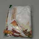 ARTABLE Rectangle Fall Tablecloth Printed Vintage Floral Table Cloth for Autumn Harvest Picnic Outdoor Home Holiday Long Dining Kitchen (Pumpkin, 60 x 120 Inch)