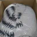 LEVINIS Large Bohemian Bed Blankets 80''  90'', Ultra Soft Aztec Fleece Blankets for All Season, Cozy, Plush, Throw Blanket for Bed/Couch/Sofa/Office/Camping, Light Grey