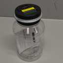 QPEY Coin Counter Piggy Bank, Coin Jar for Adults, Digital Counting Money Jar, 1.8L Capacity Coin Counter Machine with LCD Counter, Change Jars for Saving (Silver)