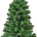 3ft Tabletop Christmas Tree, Small Artificial Spruce Tree in Burlap Base, Ideal for Home, Office, Shops, Holiday Decoration (Green)