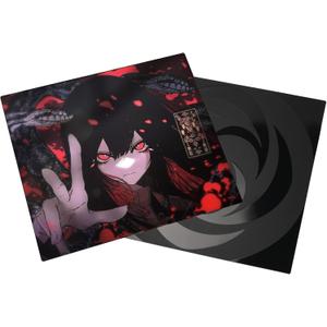 AbyssGaming Scarlet XL Glass Gaming Mouse Pad, 490420mm, Micro-Etched Ultra-Smooth Speed Surface Tempered Glass Mousepad, 2.5D Edges, Non-Slip Silicone Base