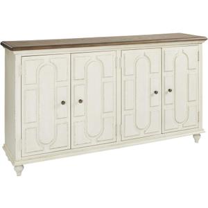 Signature Design by Ashley Roranville French Country Accent Cabinet or Server, White
