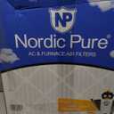 Nordic Pure 20x25x4 (19_1/2 x 24_1/2 x 3_5/8) Pleated Air Filters MERV 15 Plus Carbon 1 Pack
