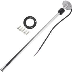 Motoforti Universal Marine Fuel Sending Unit Float Replacement Fuel Gauge Gas Tank Diesel Water Level Sender Unit Sensor, 22" 560mm, Anti-Corrosion, Stainless Steel, Silver Tone