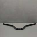 Wake 31.8mm MTB Mountain Bike Handlebar, Aluminum Alloy Mountain Bike Bicycle Riser Handlebar Extra Long 720/780mm with Paint Matte Surface (Black, 720mm)