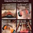 FliKEZE Electric Lumbar Support Pillow with Red Light Massage
