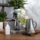 Goowin Indoor Plants Watering Can, Long Spout 47 oz with Bonus 16 oz Spray Bottle & 8.5 oz Squeeze Bottle, Grey