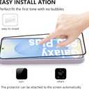 Meliya Case for Samsung Galaxy S25 Plus [with 2X Screen Protector], Stylish Liquid Silicone Slim Full-Body Protective Cover Compatible with Samsung Galaxy S25 Plus 5G Phone Case, Violet