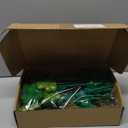 Suncalla 36 Pcs St. Patrick's Day Decorations Shamrock Picks Glitter Foam St. Patrick's Day Clover Picks Tree Topper Decorative Green Shamrock for Basket DIY Crafts Wreaths 3 Green Colors
