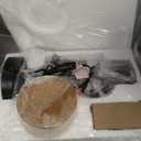 Touch Control Table Lamp with 2 USB Charging Ports, 3-Way Dimmable Bedside Nightstand Lamps, Amber Glass Shade Vintage Rural Leaf Lamp for Living Room, Bedroom, Dresser, LED Bulb Included (Bronze)