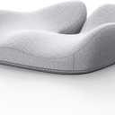 Benazcap Seat Cushion, Memory Foam Cushion for Office Chair - Ergonomic Chair Cushions for Tailbone Pain Relief, Sciatica & Back Support, Office Chair Cushion & Car Seat Cushion, Grey