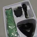 Body Trimmer for Men - Groin & Ball Shaver with Charging Dock - Constant Power No-Pull Electric Pubic Hair Clipper - 5-in-1 Guard Waterproof Body Groomer with LED Light, for Groin, Armpit & Body (Grey)