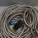 Garden Hose 100FT, Water Hose with 10 Function Nozzle, Garden Hose Metal with Leak-proof Connectors, Kink-Free & Ultra Flexible, Rust/Pet/Puncture Proof for Lawn, Yard, RV, Car Wash, 550PSI