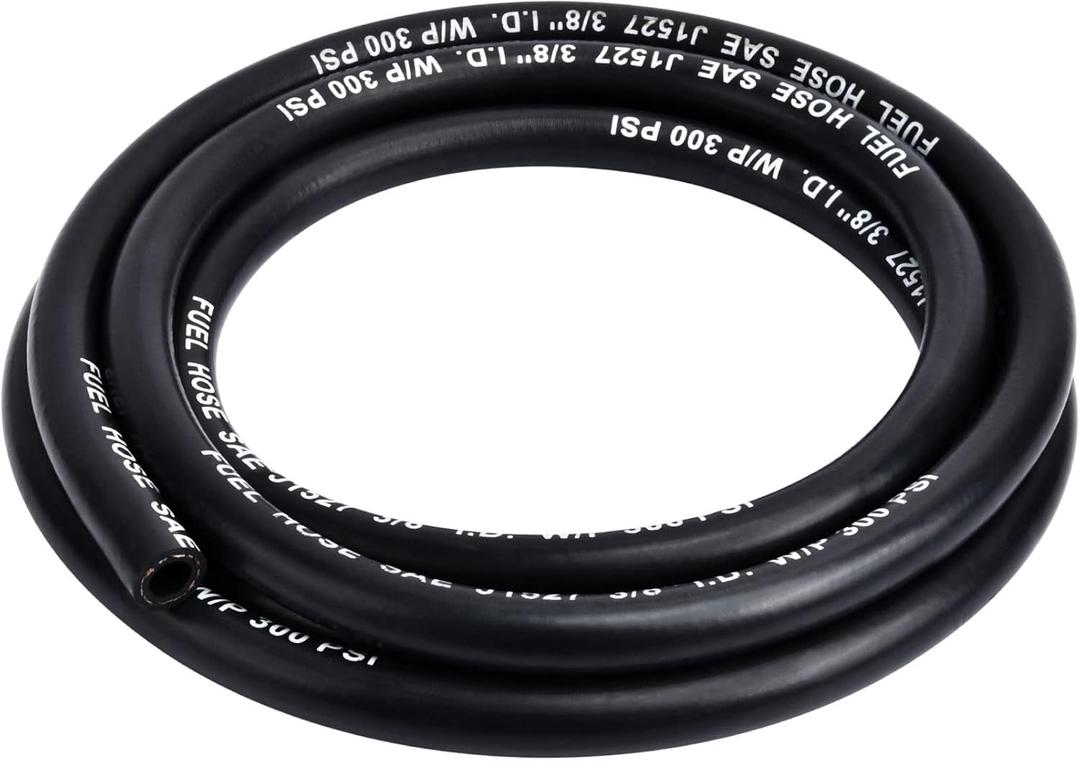 EVIL ENERGY 3/8 Marine Fuel Line Hose Type A1-15 Rubber 10FT SAE J1527
