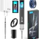 High Power Portable Soldering Kit, 100W Soldering Iron With C210K Tip, Automatic Temperature Adjustment, 2 Seconds Fast Heating (390F-840), Precision Repair