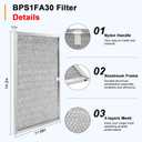 Allure Range Hood Grease Filter BPS1FA30 99010299 by Fetechmate 11-3/4" x 14-1/4" x 3/8" Aluminum Mesh Filter Fit for B-roan QS1 30" N-utone WS1 QS2 Range Hoods Replace S99010305 AP3378953-2 Pack