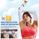 Arm Sleeves for Men Women Upf 50 Compression Arm Sleeve for UV Blocking Protection (Style 01-5 Pcs : 5-black)