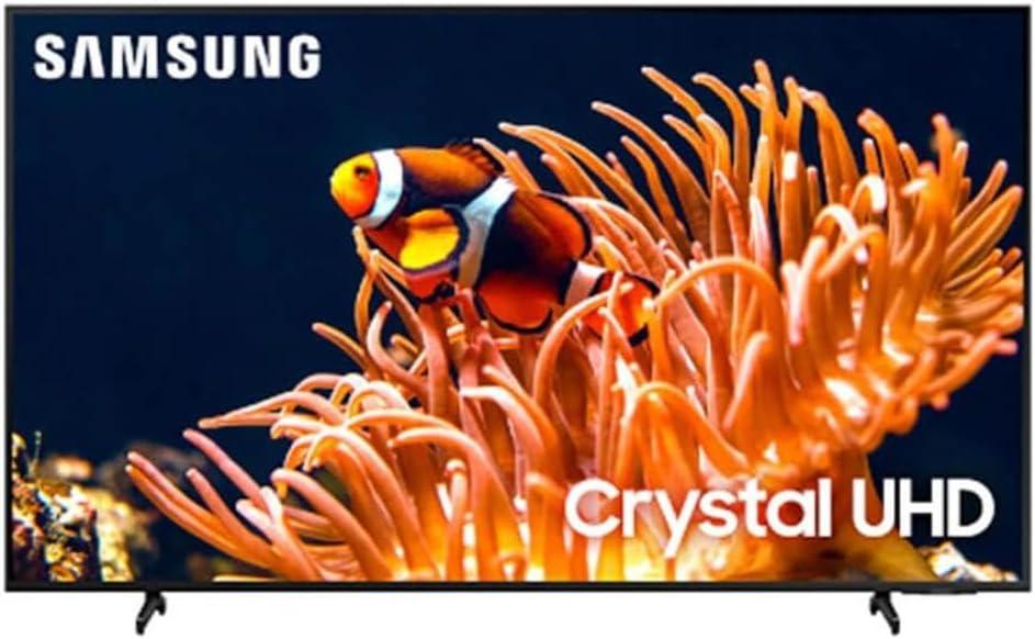 Samsung 43-Inch Class 4K Crystal UHD DU8000 Series HDR Smart TV w/Object Tracking Sound Lite, Motion Xcelerator 120Hz, Ultra Slim Design, Gaming Hub, Alexa Built-in (UN43DU8000, 2024 Model)