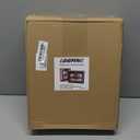 Egofine 2 Pack 8x10 Rotating Floating Picture Frames,Double-Sided Display with HD Glass Front Wooden Distressed Frame for Vertical or Horizontal Tabletop Display, Carbonization