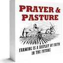 Farm Gifts for Women Men, Farmer Farming Gifts for Women Men Dad, Christmas Birthday Gifts for Grandpa Dad Farmers, Farming Home Office Decor, Christian Farm Farmer Decorations for Home, In The Future