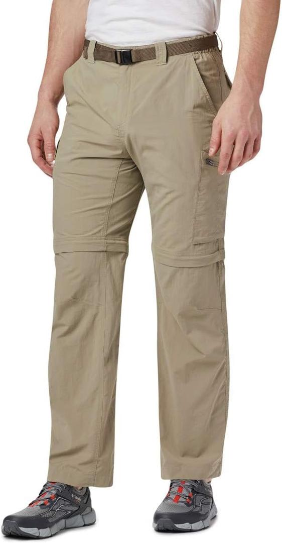 Columbia Men's Silver Ridge Convertible Pant, Breathable, UPF 50 Sun Protection, Tusk, 30x32
